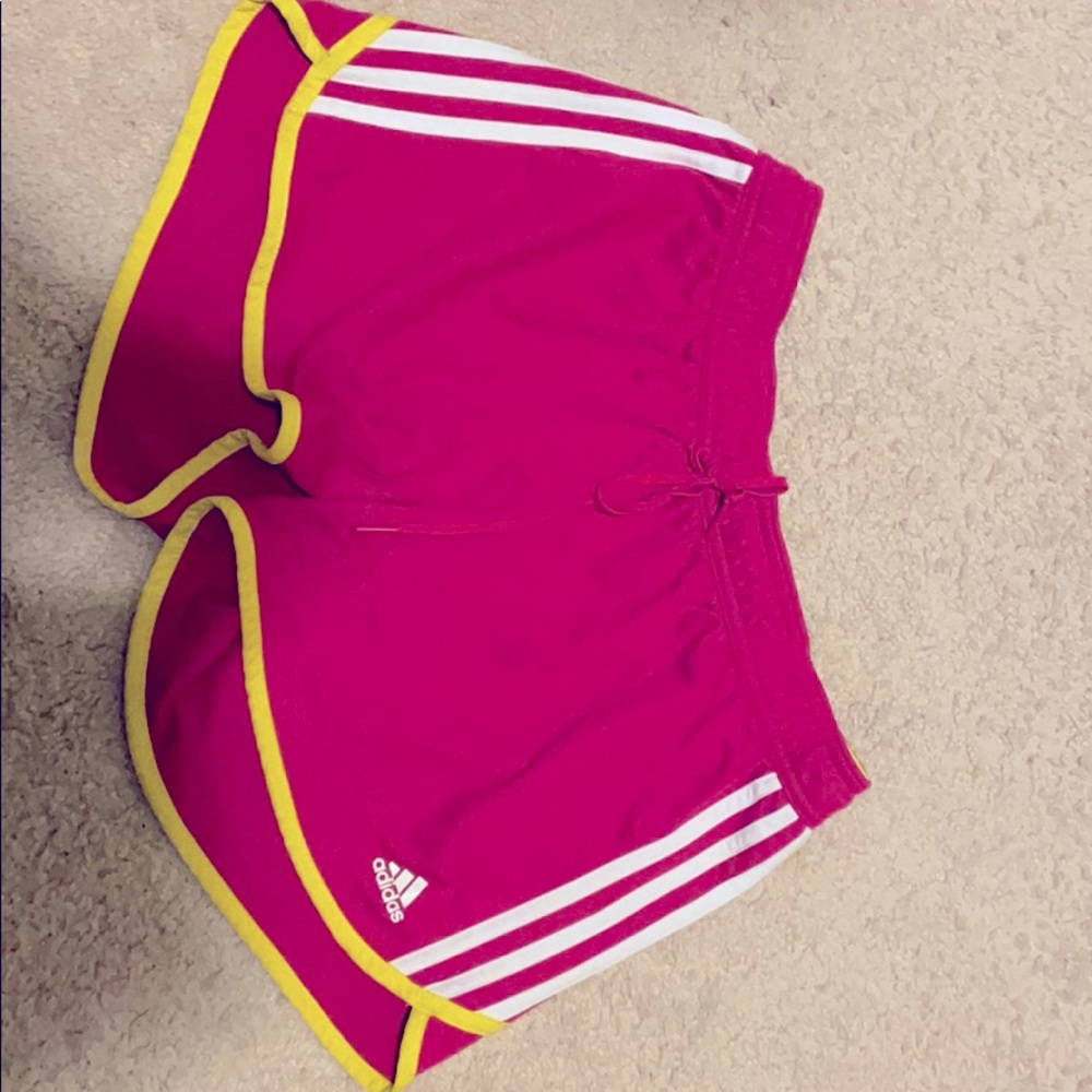 Adidas pink shorts